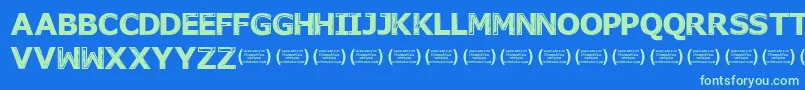 Подробнее о шрифте NovembermorningsRegular Шрифт NovembermorningsRegular – зелёные шрифты на синем фоне