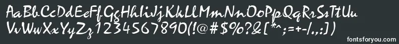 MariahRegular Font – White Fonts