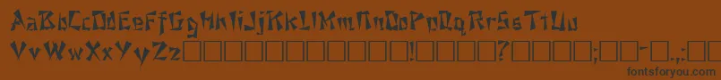 NewtonRegular Font – Black Fonts on Brown Background