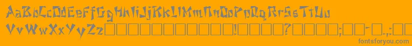 Weitere Informationen zur NewtonRegular-Schriftart NewtonRegular-Schriftart – Graue Schriften auf orangefarbenem Hintergrund