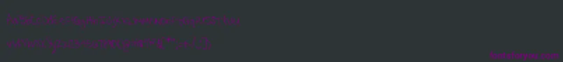 MtfKrystyna Font – Purple Fonts on Black Background