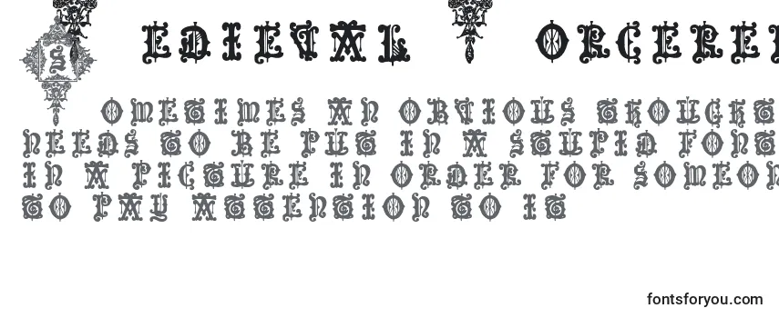 MedievalSorcererOrnamental Font