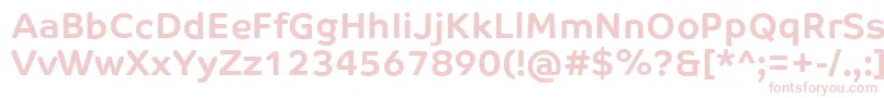 CoTextCorpBold Font – Pink Fonts on White Background
