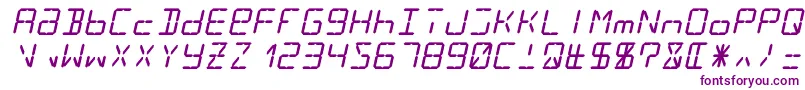 Lcd14italic Font – Purple Fonts