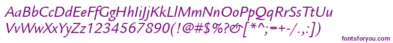 ItcLegacySansLtBookItalic Font – Purple Fonts