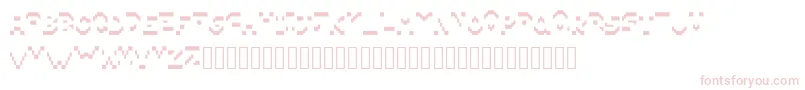 Pixillegible Font – Pink Fonts on White Background