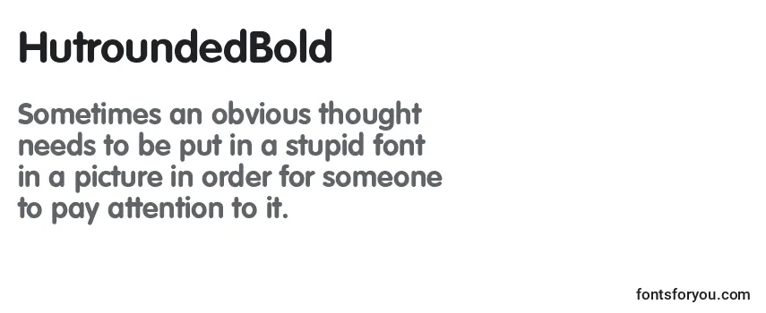 HutroundedBold Font