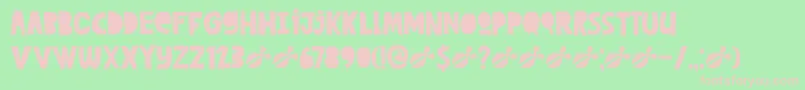 More about DkCutAlong Font DkCutAlong Font – Pink Fonts on Green Background