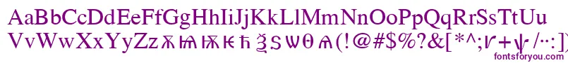 OldChurchSlavonicCyr-Schriftart – Violette Schriften