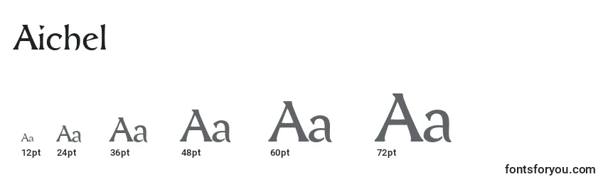 Aichel Font Sizes