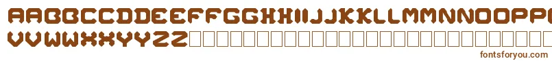 Шрифт Neovix – коричневые шрифты на белом фоне