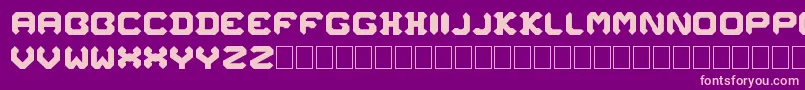 Neovix Font – Pink Fonts on Purple Background