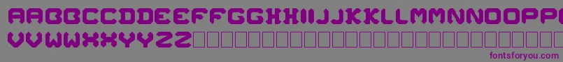Шрифт Neovix – фиолетовые шрифты на сером фоне
