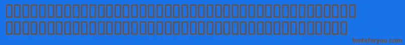 Wbxscar Font – Brown Fonts on Blue Background