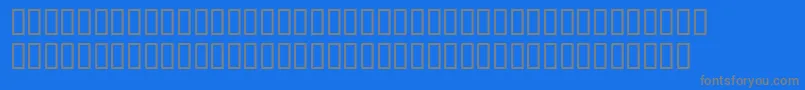 Wbxscar Font – Gray Fonts on Blue Background