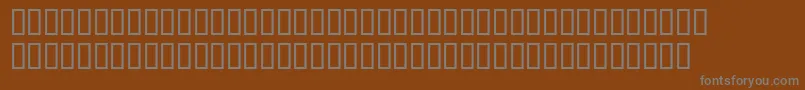 Шрифт Wbxscar – серые шрифты на коричневом фоне