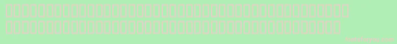 Wbxscar Font – Pink Fonts on Green Background