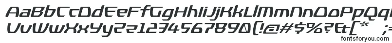 Шрифт KompressorBolditalic – новые шрифты