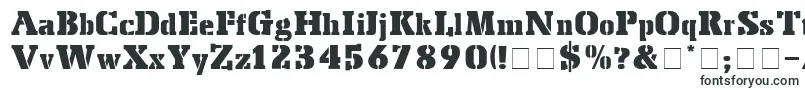 Шрифт ForkliftDisplaySsi – шрифты с фиксированной шириной