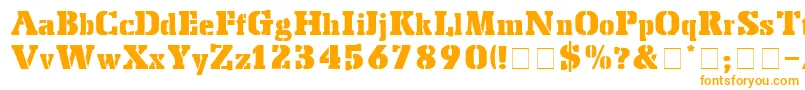 ForkliftDisplaySsi Font – Orange Fonts