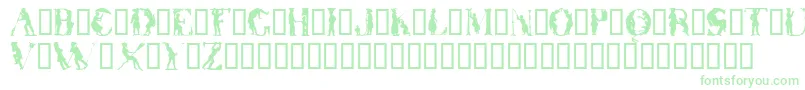 フォントOtherworldTM – 緑のフォント