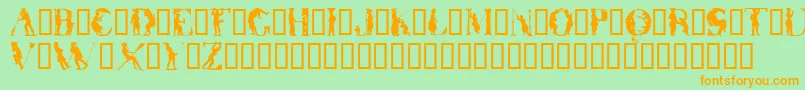More about OtherworldTM Font OtherworldTM Font – Orange Fonts on Green Background