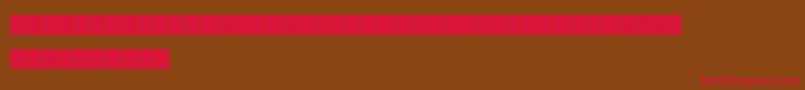 Orthogon Font – Red Fonts on Brown Background