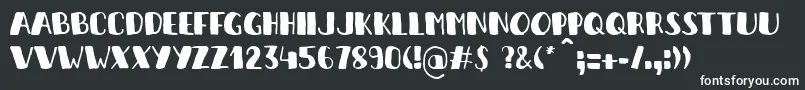 Шрифт ItSAPenaltyKick – белые шрифты