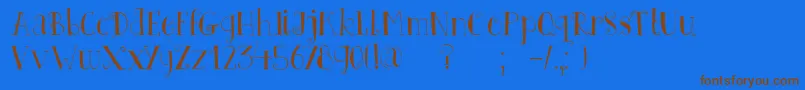 More about DkFatherFrost Font DkFatherFrost Font – Brown Fonts on Blue Background