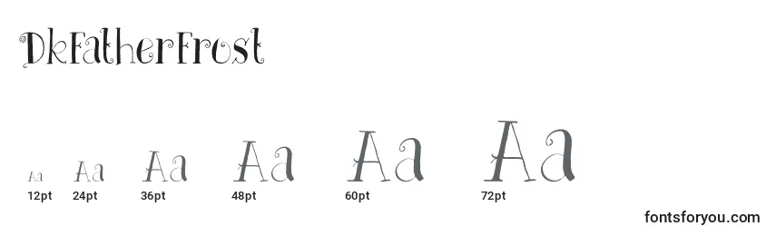 DkFatherFrost Font Sizes