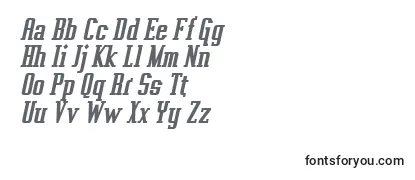 Обзор шрифта VahikaBoldItalic