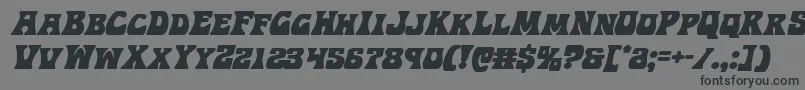 Hippocketital Font – Black Fonts on Gray Background