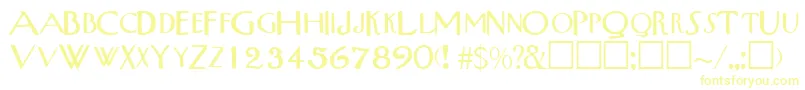 TribalscapssskRegular Font – Yellow Fonts