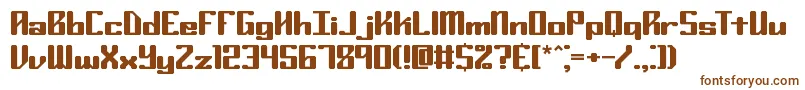 RyukerBrk Font – Brown Fonts on White Background