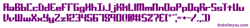RyukerBrk Font – Purple Fonts on White Background