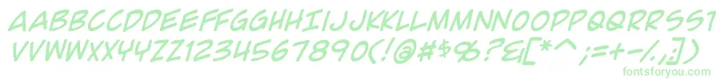 ComicGeekItalic Font – Green Fonts