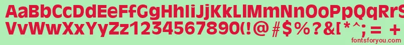 AntiqueOliveРџРѕР»СѓР¶РёСЂРЅС‹Р№ Font – Red Fonts on Green Background