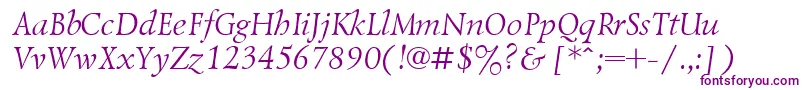 Lzr2-Schriftart – Violette Schriften