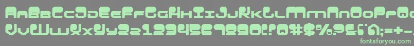 Hypnov2-fontti – vihreät fontit harmaalla taustalla