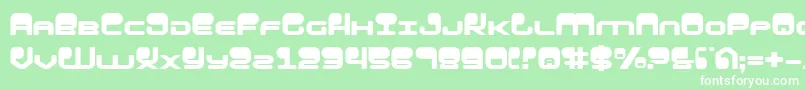 フォントHypnov2 – 緑の背景に白い文字