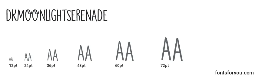 DkMoonlightSerenade Font Sizes