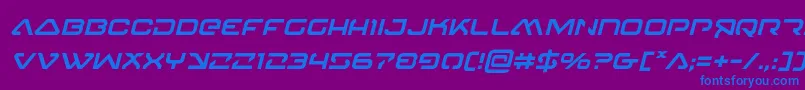 fuente 4114blasterv2ital – Fuentes Azules Sobre Fondo Morado