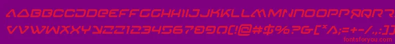 More about 4114blasterv2ital Font 4114blasterv2ital Font – Red Fonts on Purple Background