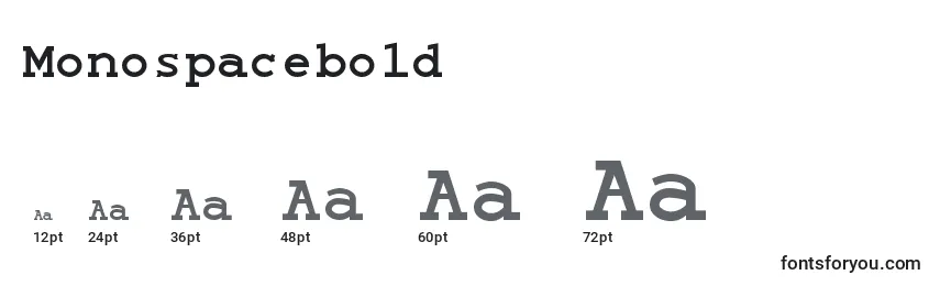 Monospacebold Font Sizes