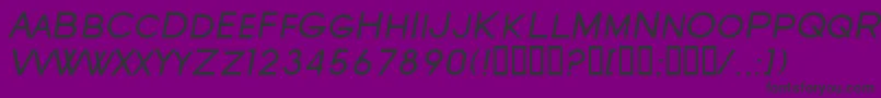 SfOldRepublicScItalic Font – Black Fonts on Purple Background