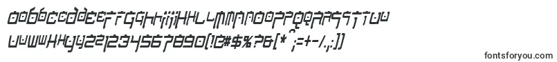 NipponTechCondensedItalic Font – Fonts for Discord