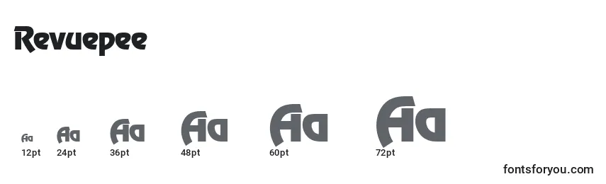 Revuepee Font Sizes