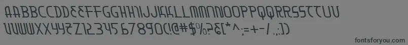 Шрифт Moondartl – чёрные шрифты на сером фоне