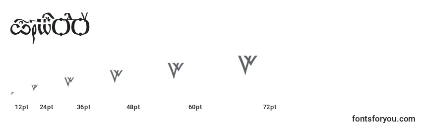 Orthodox Font Sizes