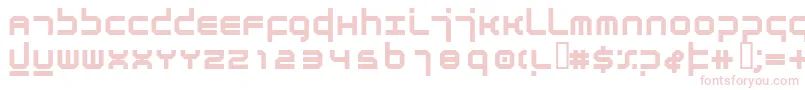 AtmosphereBold-Schriftart – Rosa Schriften auf weißem Hintergrund